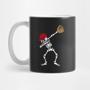 Dab dabbing skeleton baseball / softball Mug